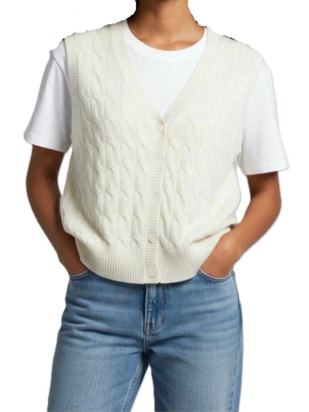 Ralph Lauren Polo Golf Ivory Sweater Vest size L